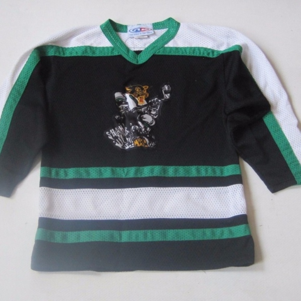 VINTAGE Hockey Jersey XL Youth Patch Mitchell #19